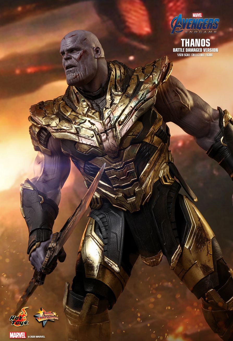 Marvel - NEW PRODUCT: HOT TOYS: AVENGERS: ENDGAME THANOS (BATTLE DAMAGED VERSION) 1/6TH SCALE COLLECTIBLE FIGURE 5301