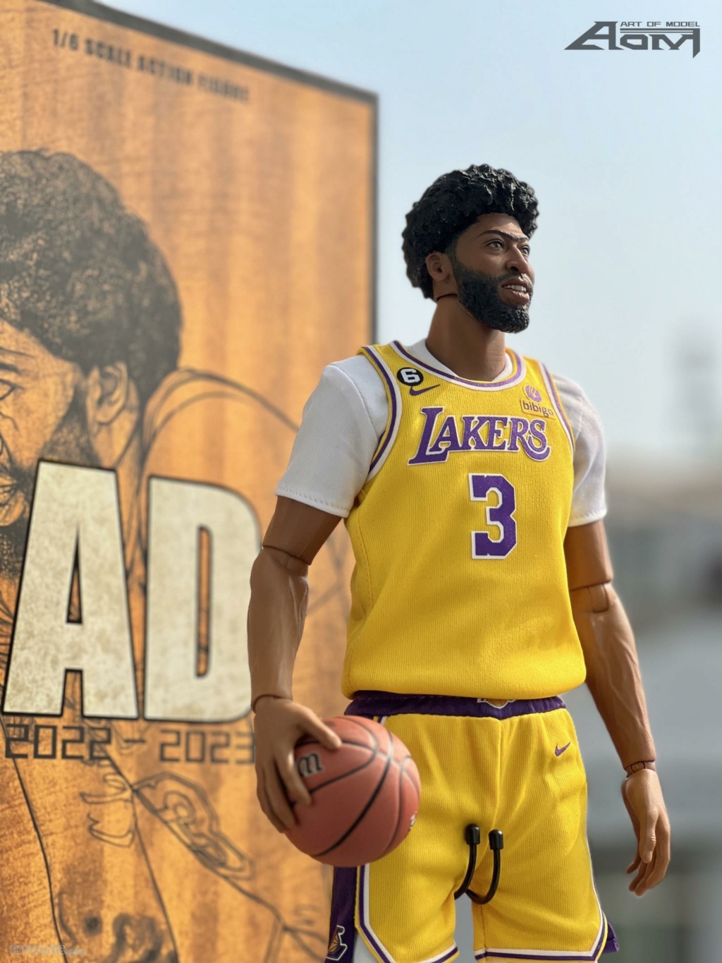 basketball - NEW PRODUCT: AOM Toys: 1/6 Afro Thick Eyebrow Anthony Davis Sui (AT-DAVISSUI-F) 53202322