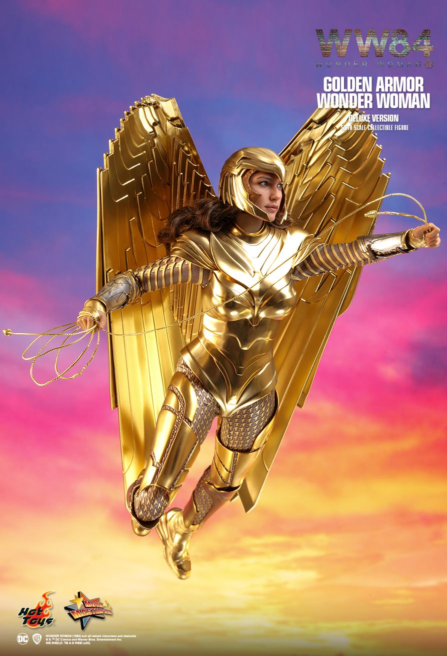 movie - NEW PRODUCT: HOT TOYS: WONDER WOMAN 1984: GOLDEN ARMOR WONDER WOMAN 1/6TH SCALE COLLECTIBLE FIGURE (Standard & Deluxe Versions) 5344