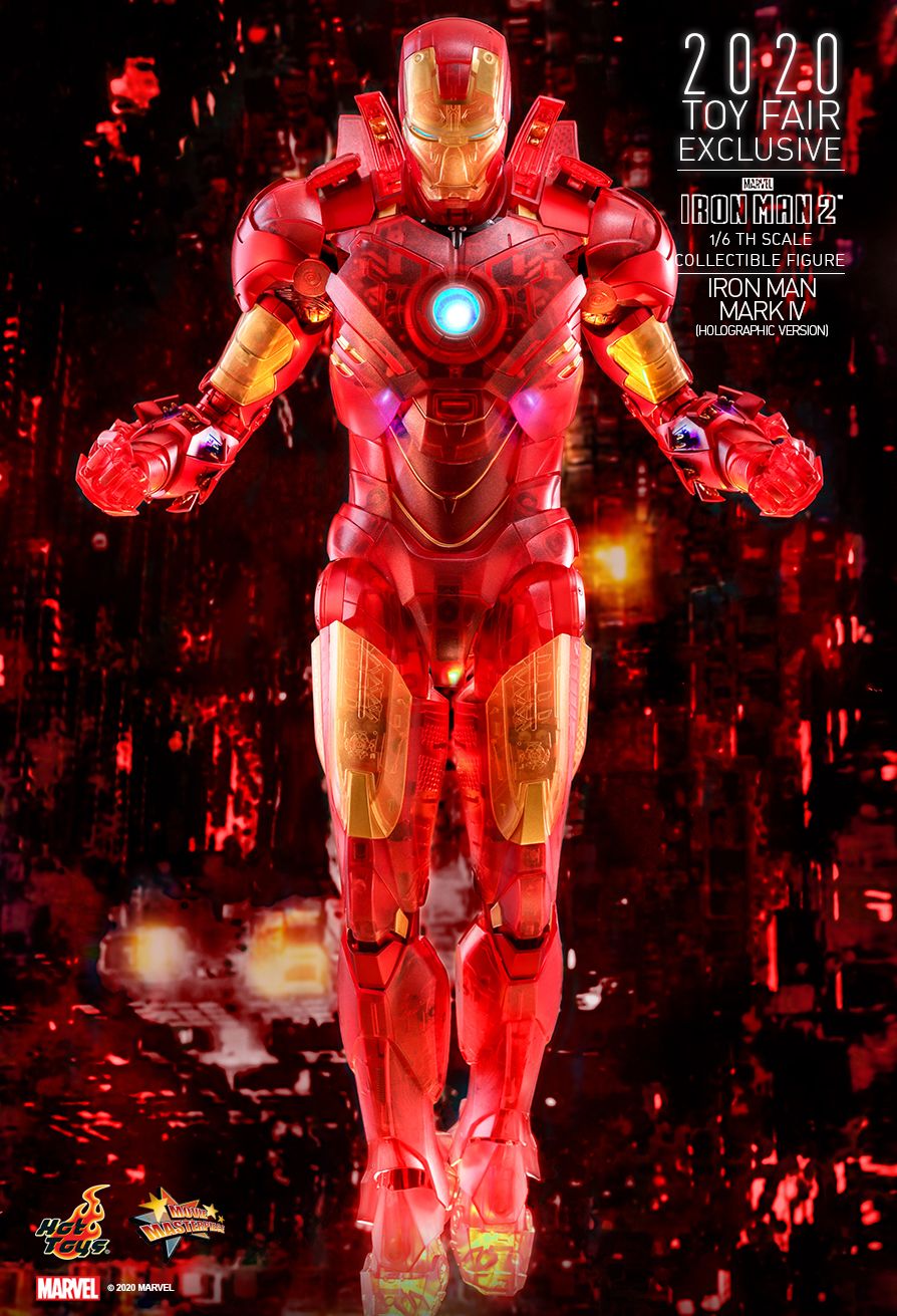 Hot toys Iron Man 2 - 1/6th scale Iron Man Mark IV (Holographic Version) Collectible Figure 5353