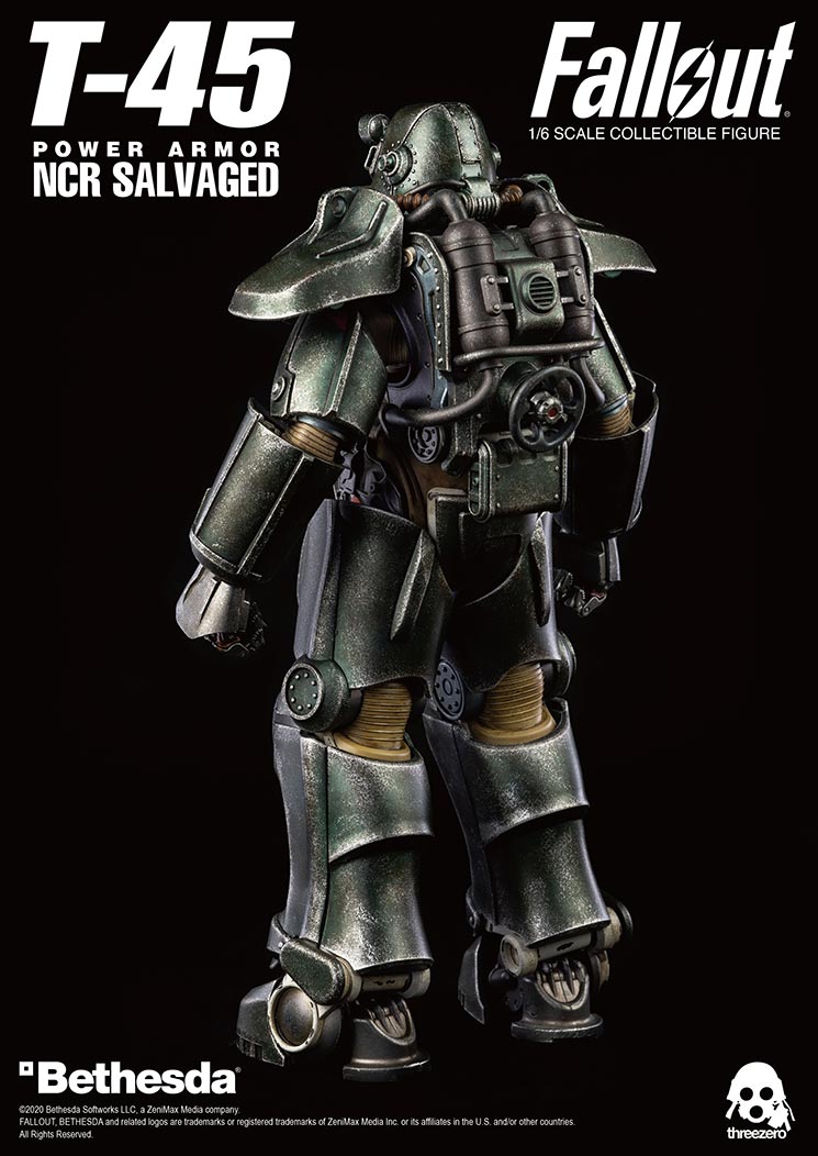 Threezero - NEW PRODUCT: Threezero: 1/6 scale Fallout T-45 NCR Salvaged Power Armor 5372