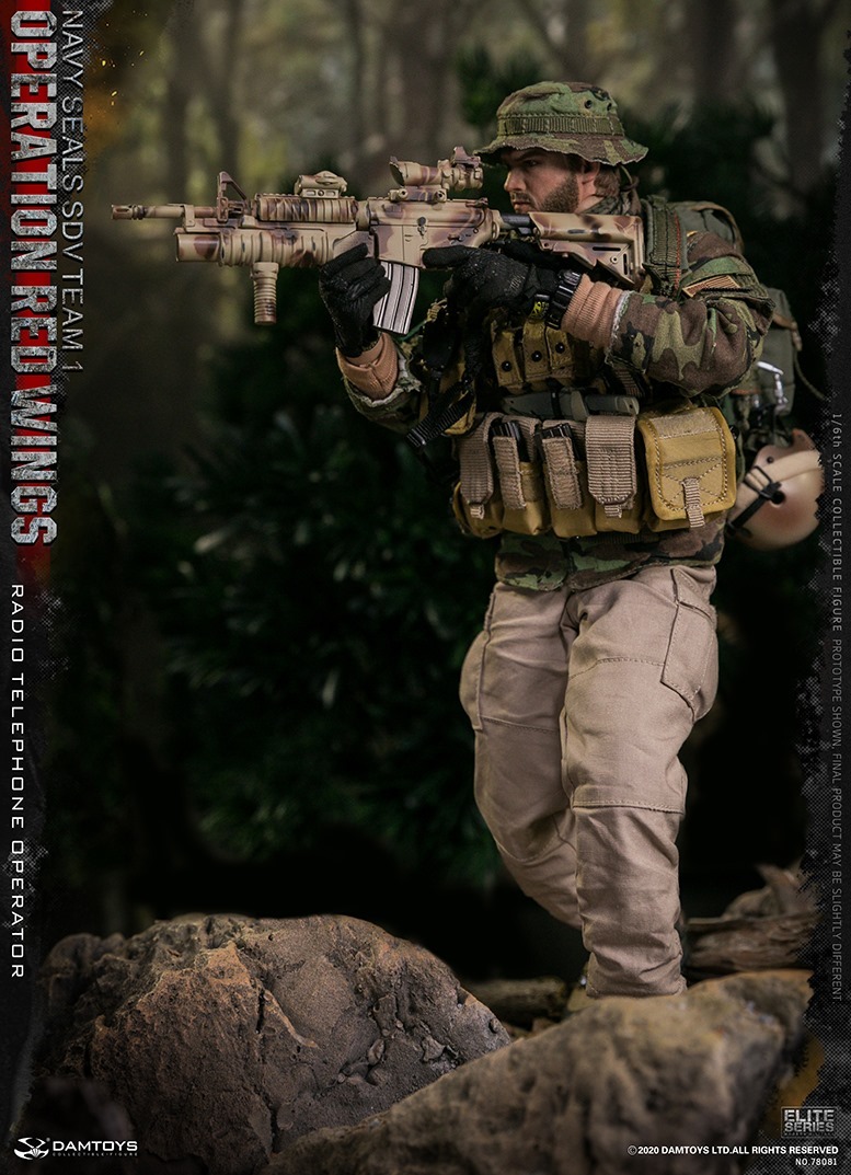 OperationRedWings - NEW PRODUCT: DAM TOYS: OPERATION RED WINGS NAVY SEALS SDV TEAM 1 RADIO TELEPHONE OPERATOR 1/6 SCALE ACTION FIGURE 78081 5530