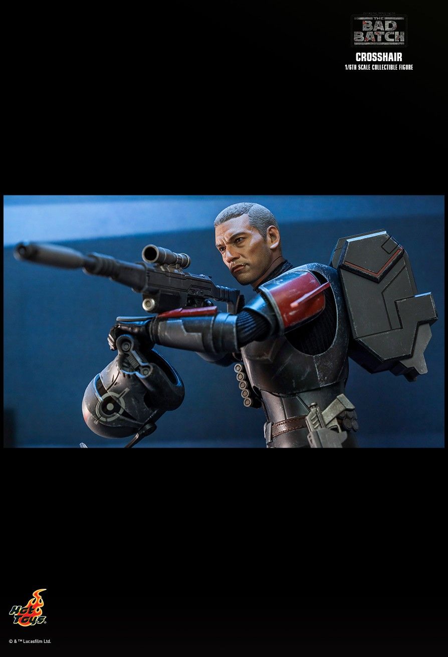 NEW PRODUCT: HOT TOYS: STAR WARS™ THE BAD BATCH™ CROSSHAIR™ 1/6TH SCALE COLLECTIBLE FIGURE 5672