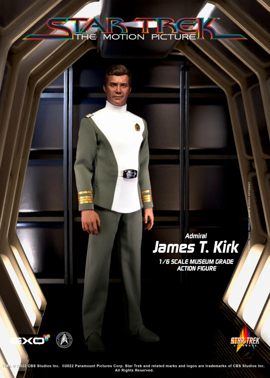MotionPicture - NEW PRODUCT: EXO-6: STAR TREK: THE MOTION PICTURE: ADMIRAL JAMES T. KIRK 1/6 scale figure (LIMITED & IMMEDIATE AVAILABILITY RELEASE) 5679