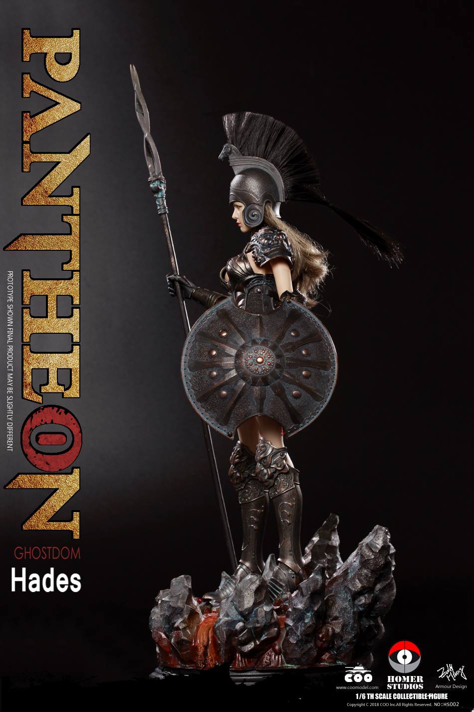 COOModel - NEW PRODUCT: COO MODEL X HOMER 1/6th scale PANTHEON - Hades Goddess of the Underworld 12" Figure 569