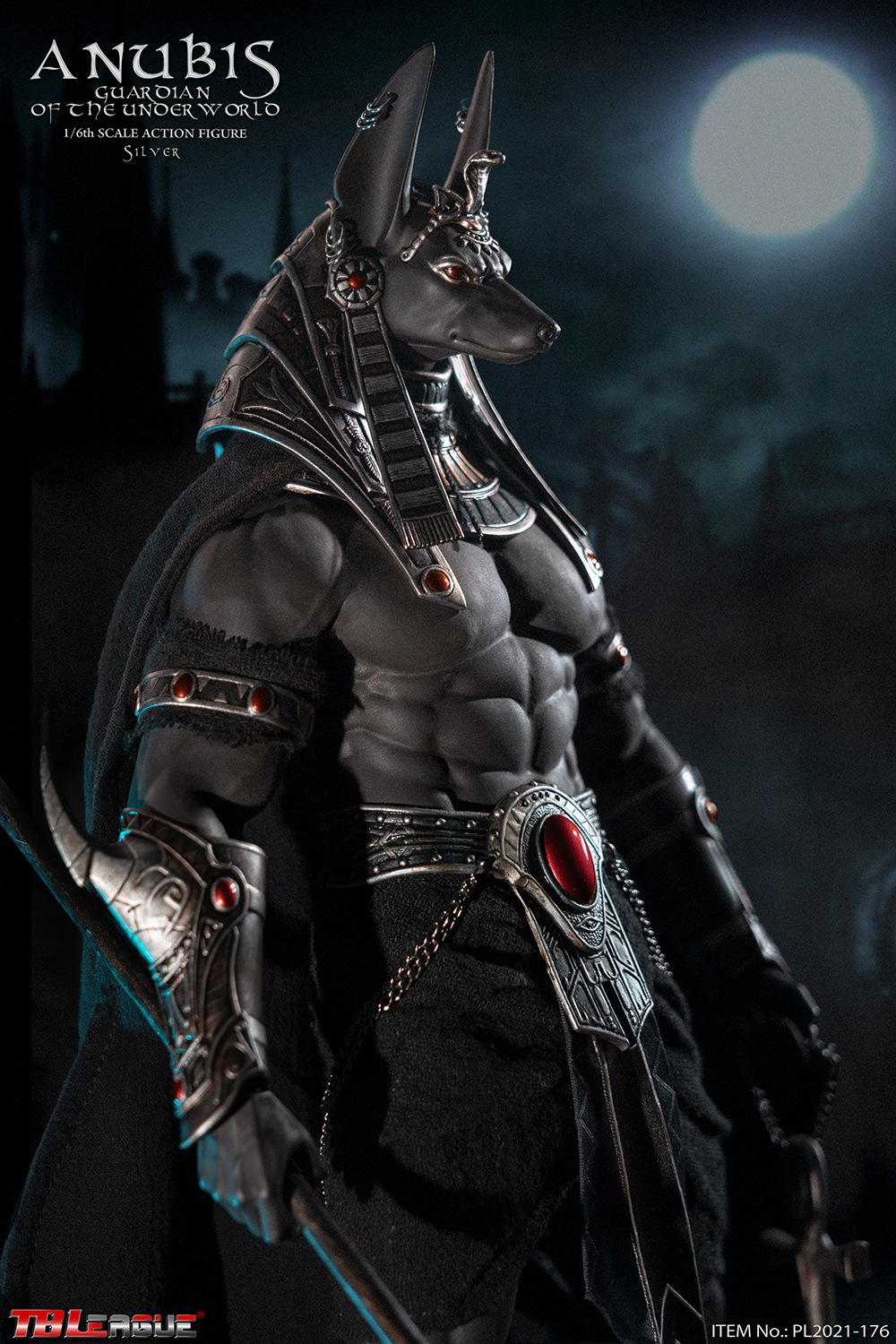 mythology - NEW PRODUCT: TBLeague: Anubis Guardian of The Underworld-Silver 1/6 Scale Action Figure 56aff010