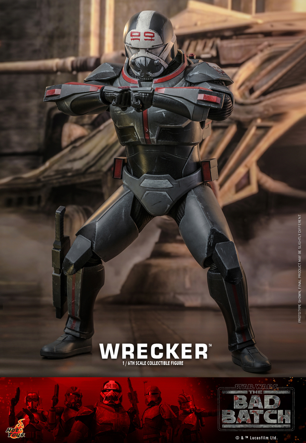 starwars - NEW PRODUCT: HOT TOYS: Star Wars: The Bad Batch™ - 1/6th scale Wrecker™ Collectible Figure 5708