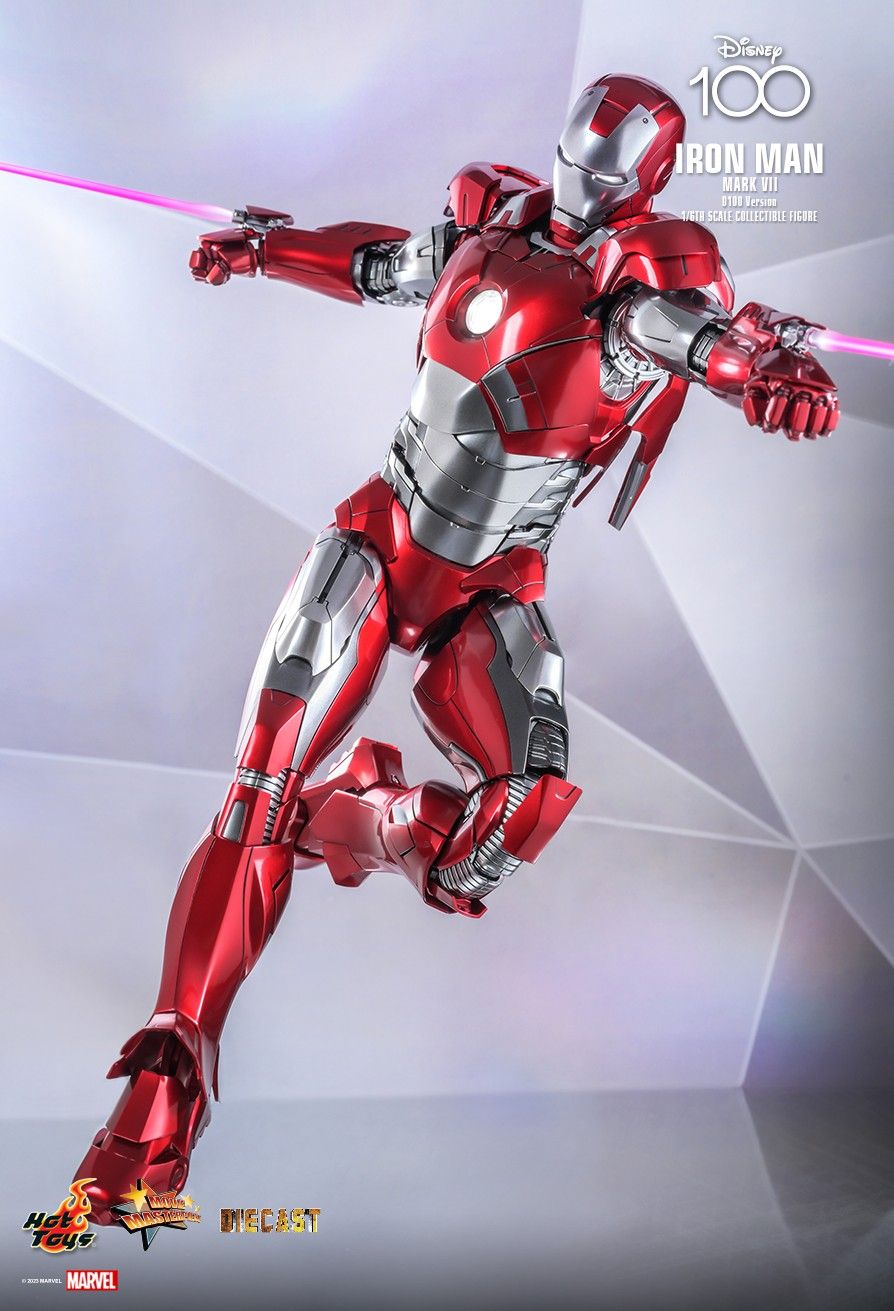HotToys - NEW PRODUCT: HOT TOYS: DISNEY 100: IRON MAN MARK VII (D100 VERSION) 1/6TH SCALE COLLECTIBLE FIGURE 5724
