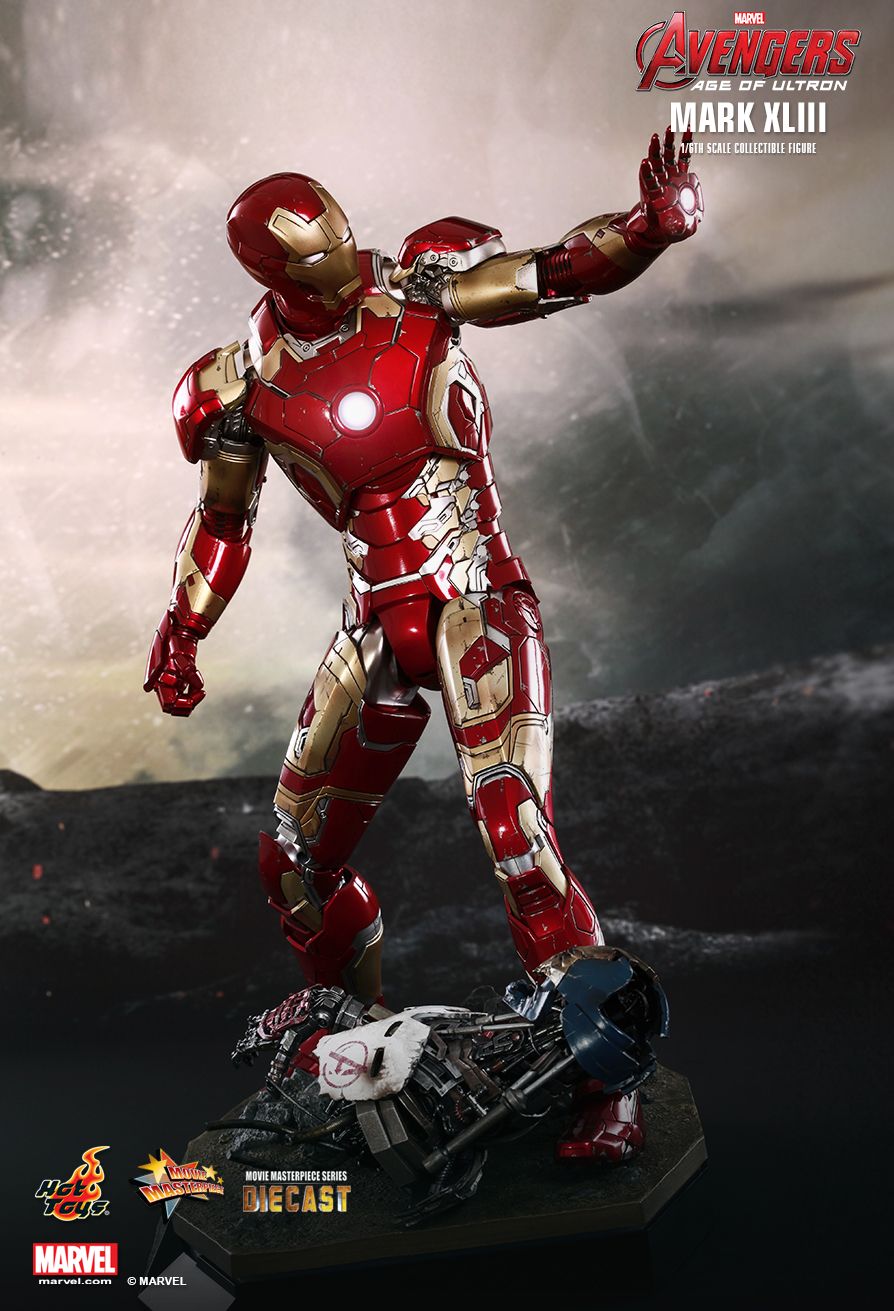Avengers - NEW PRODUCT: HOT TOYS: AVENGERS: AGE OF ULTRON MARK XLIII 1/6TH SCALE COLLECTIBLE FIGURE 583
