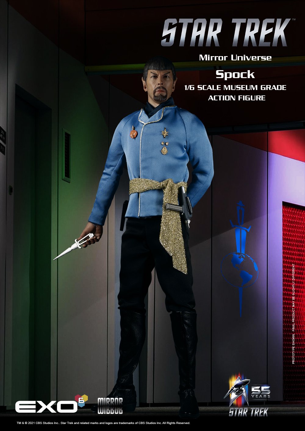 NEW PRODUCT: Exo-6: Star Trek: The Original Series  SPOCK – MIRROR UNIVERSE 1/6 action figure 589dbe10