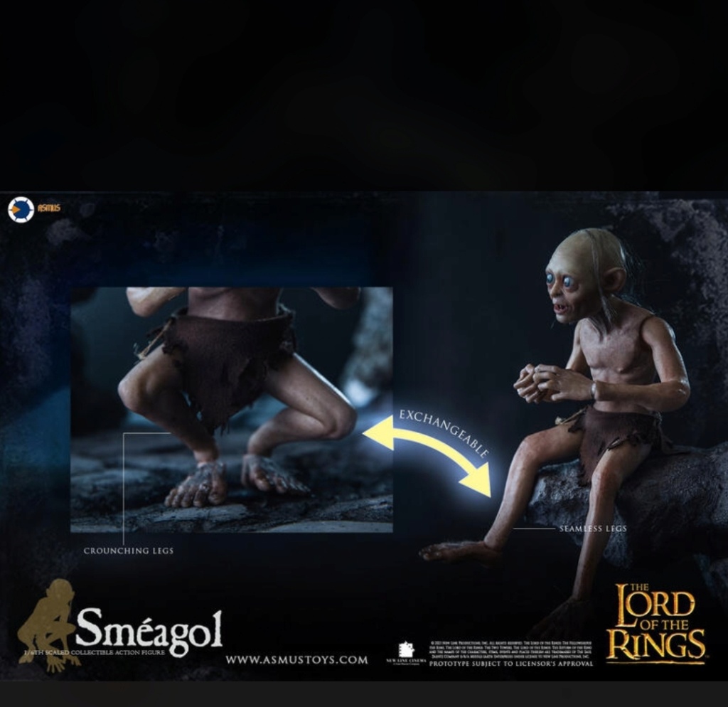 Fantasy - NEW PRODUCT: Asmus Collectibles: Gollum, Smeagol, & Gollum/Sméagol 1/6th scaled action figure (Luxury Edition) 5fe1ce10