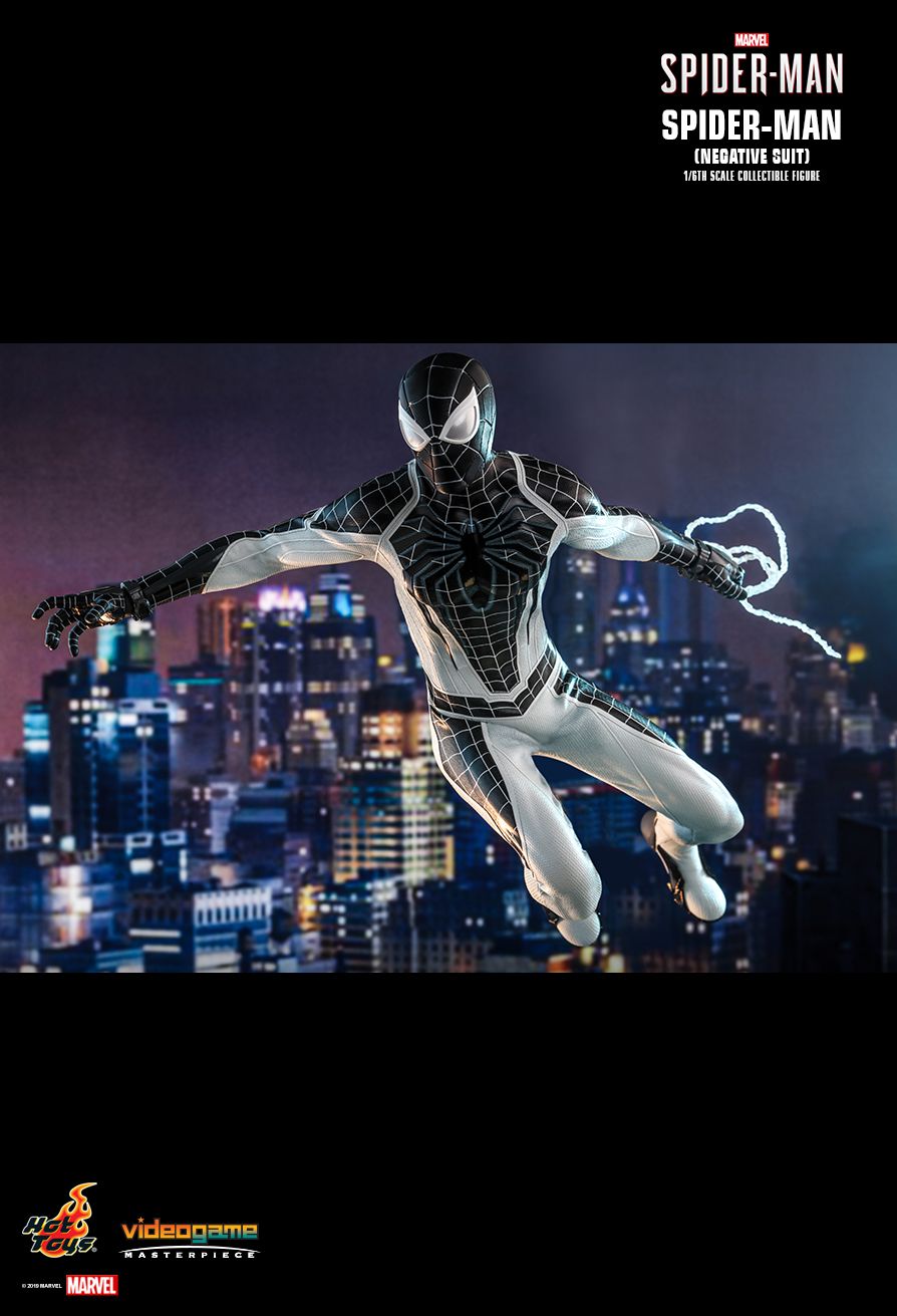 Spider-Man - NEW PRODUCT: HOT TOYS: MARVEL'S SPIDER-MAN SPIDER-MAN (NEGATIVE SUIT) 1/6TH SCALE COLLECTIBLE FIGURE (EXCLUSIVE EDITION) 6264