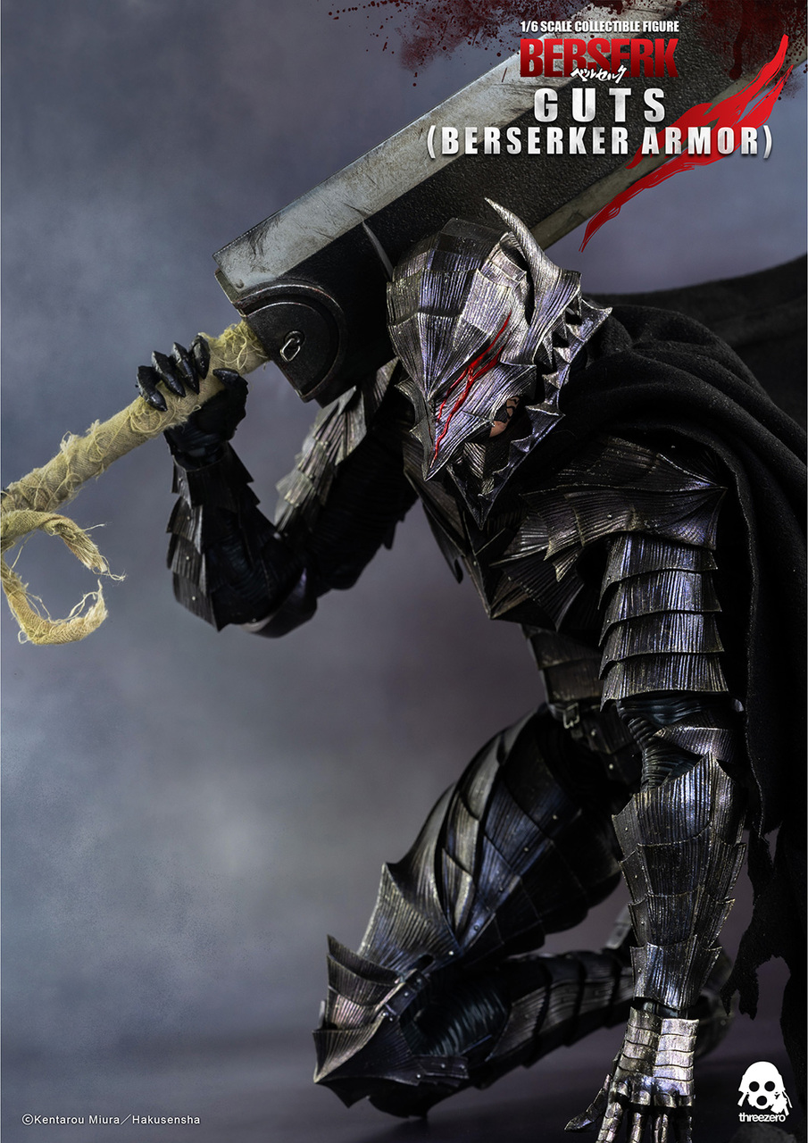 NEW PRODUCT: THREEZERO: BERSERK GUTS BERSERKER ARMOR 1/6 SCALE ACTION FIGURE 6294