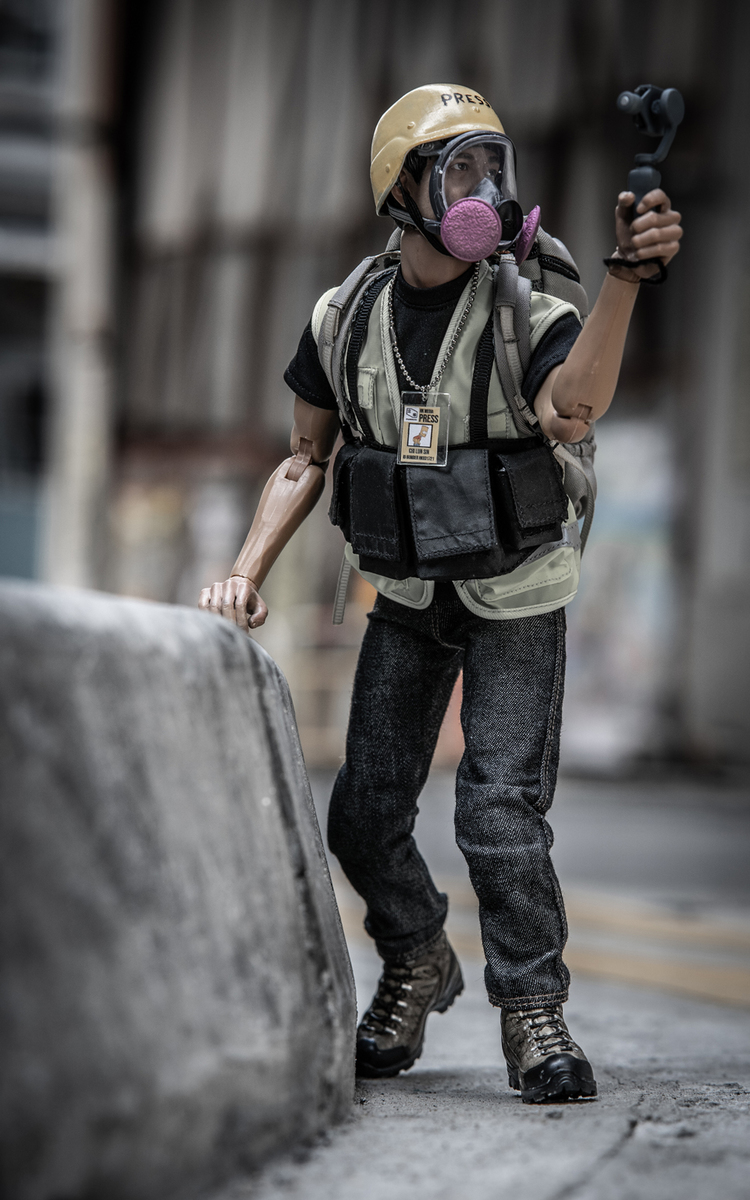 newproduct - NEW PRODUCT: MIHK-Studio: Brother Kong Reporter 1/6 action figure 6295