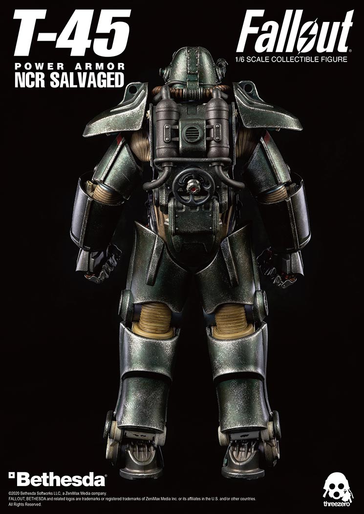 threezero - NEW PRODUCT: Threezero: 1/6 scale Fallout T-45 NCR Salvaged Power Armor 6354