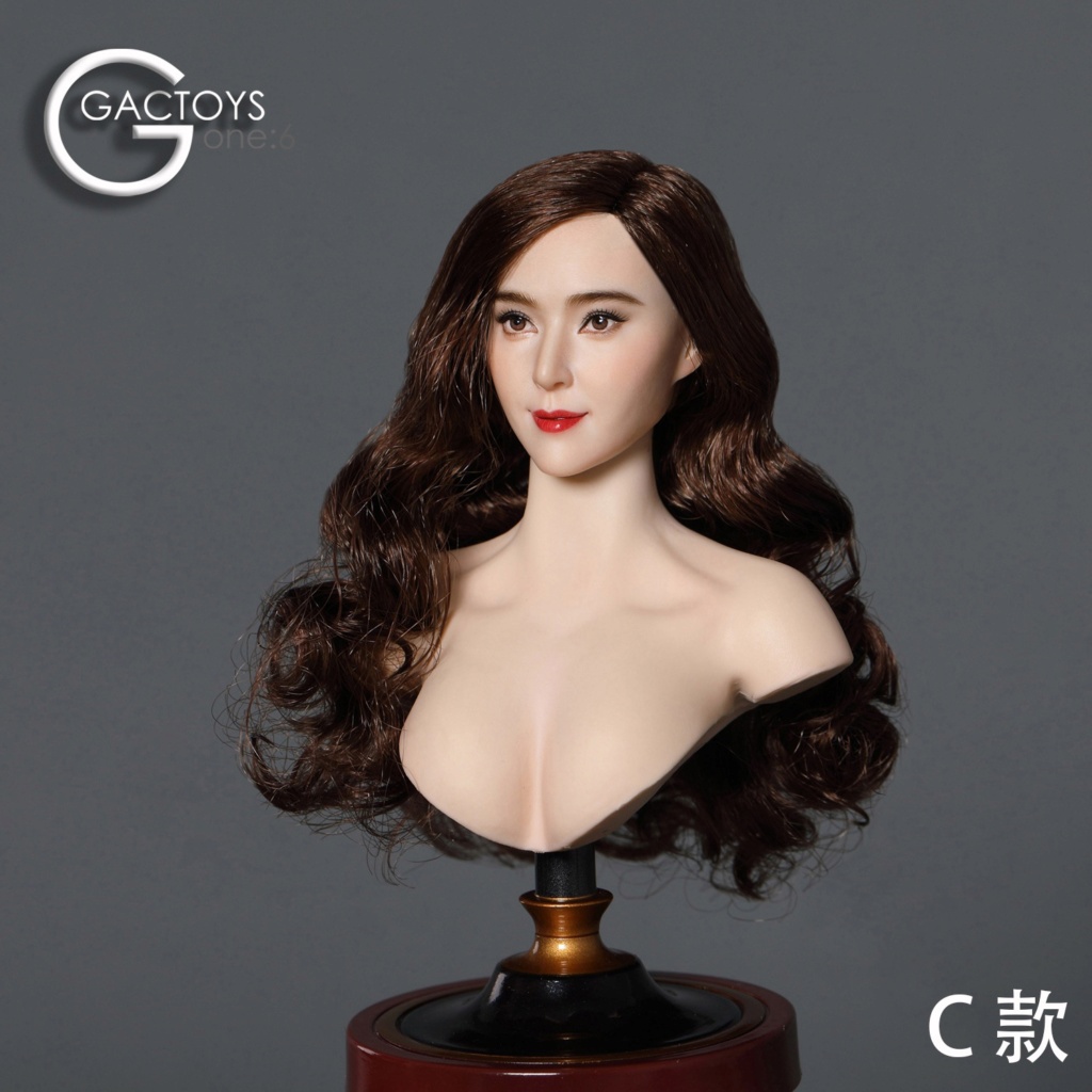 GACToys - NEW PRODUCT: GACToys: 1/6 Asian beauty head carving [GCO41] A, B, C, D, 4 styles 6416