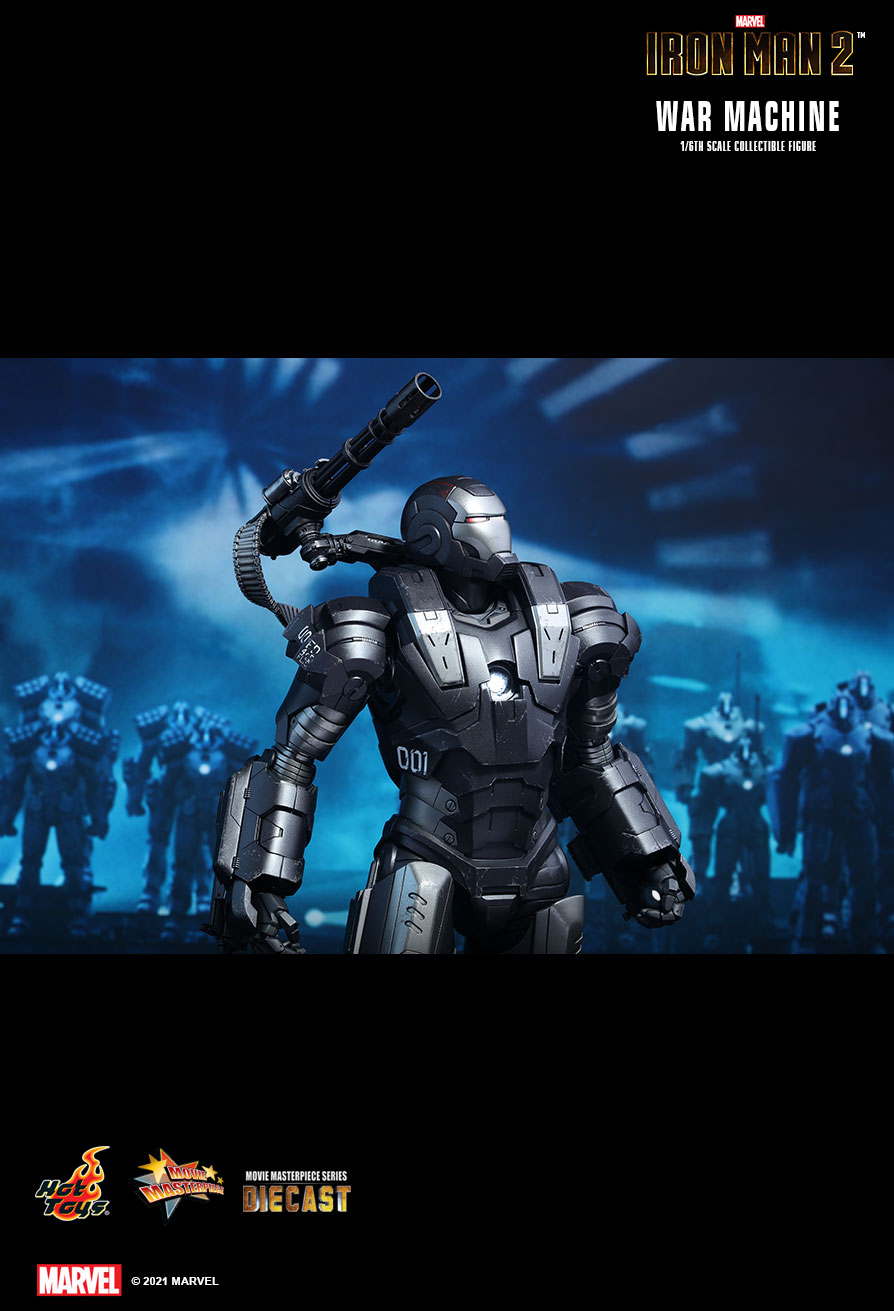 marvel - NEW PRODUCT: HOT TOYS: IRON MAN 2 WAR MACHINE 1/6TH SCALE COLLECTIBLE FIGURE (re-issue) 6436