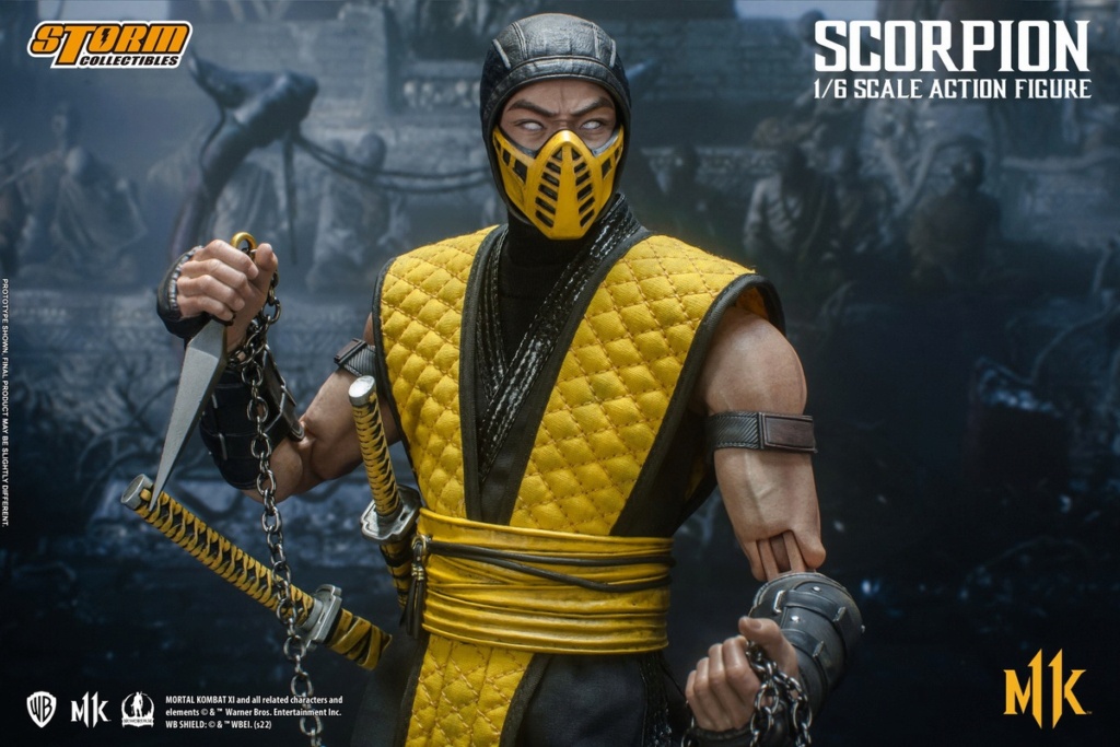 NEW PRODUCT: Storm Toys: 1/6 "Mortal Kombat" Series - Scorpion/Scorpion Action Figure 6451d610