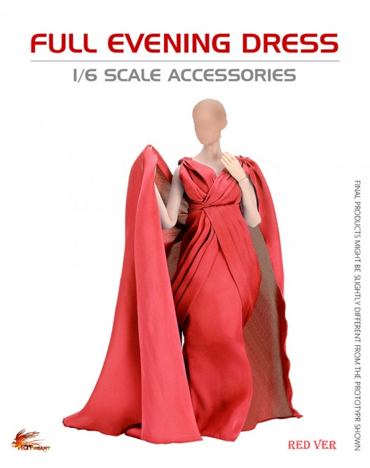 Clothing - NEW PRODUCT: Hot Heart VA03 1/6 Scale Evening dress in 4 color styles 646