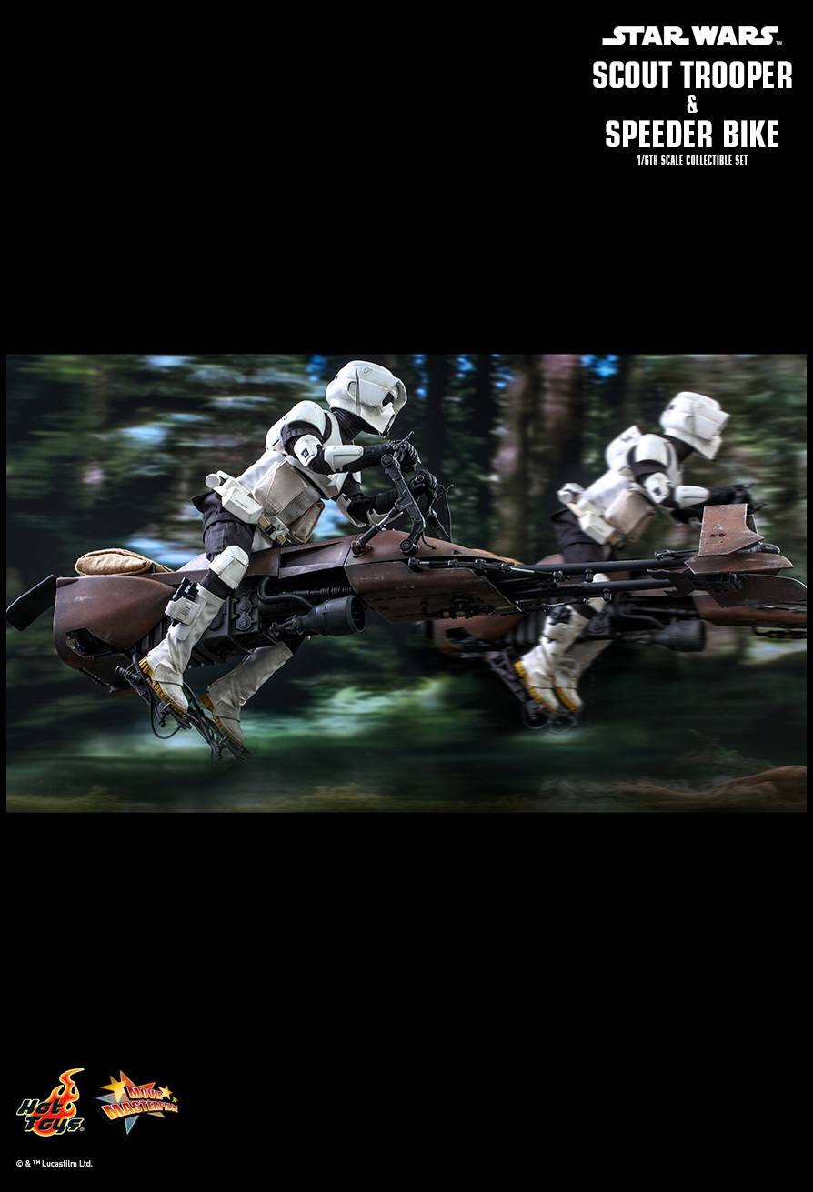 NEW PRODUCT: HOT TOYS: STAR WARS: 1/6 scale: RETURN OF THE JEDI SCOUT TROOPER & SCOUT TROOPER AND SPEEDER BIKE 1/6TH SCALE COLLECTIBLE SET 6460