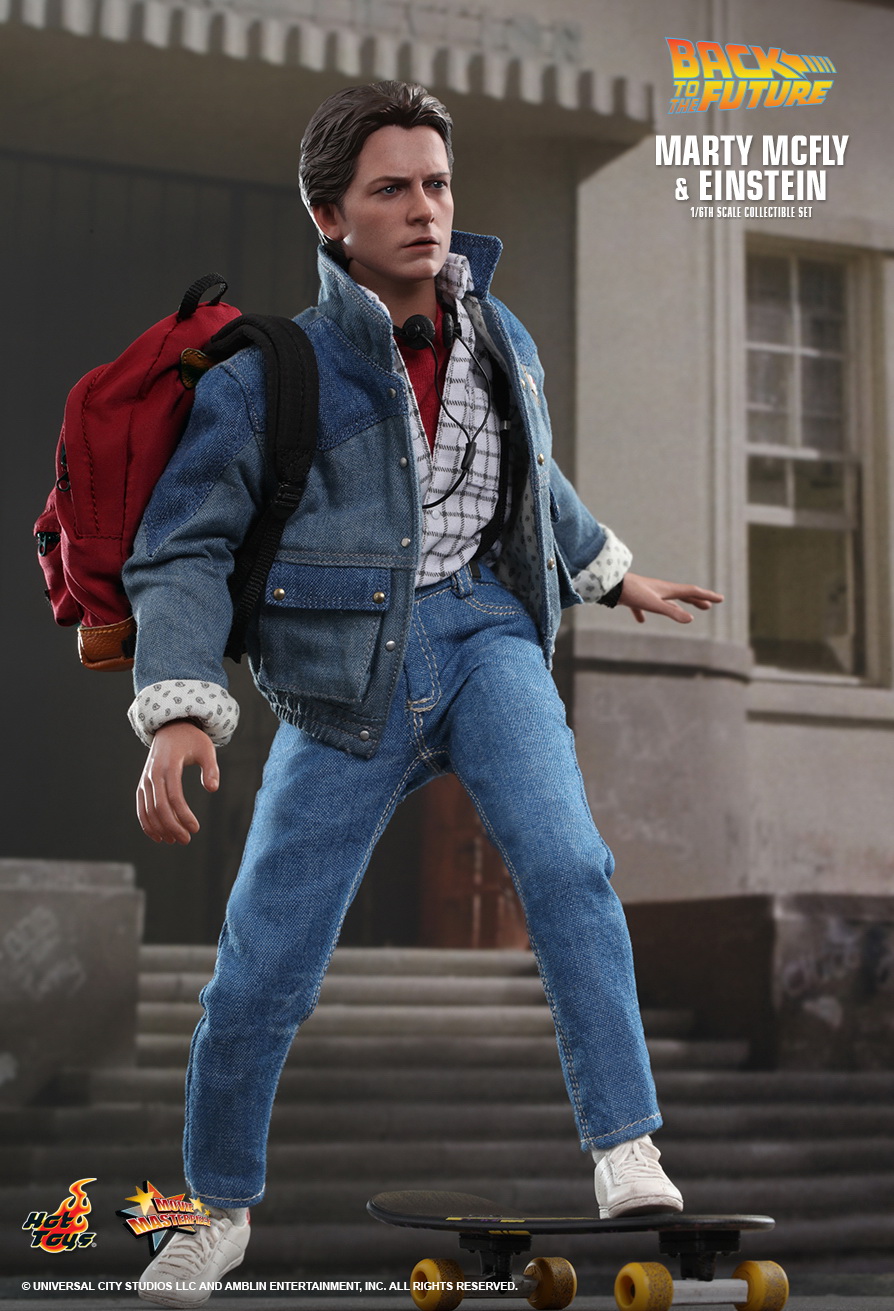 Movie - NEW PRODUCT: HOT TOYS: BACK TO THE FUTURE MARTY MCFLY AND EINSTEIN 1/6TH SCALE COLLECTIBLE SET (Sideshow Exclusive) 6464