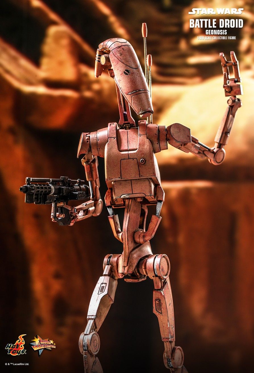 starwars - NEW PRODUCT: HOT TOYS: STAR WARS EPISODE II: ATTACK OF THE CLONES™ BATTLE DROID™ (GEONOSIS) 1/6TH SCALE COLLECTIBLE FIGURE 6558