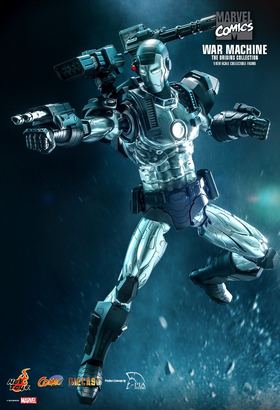 NEW PRODUCT: HOT TOYS: MARVEL COMICS WAR MACHINE [THE ORIGINS COLLECTION] 1/6TH SCALE COLLECTIBLE FIGURE DIECAST 6576