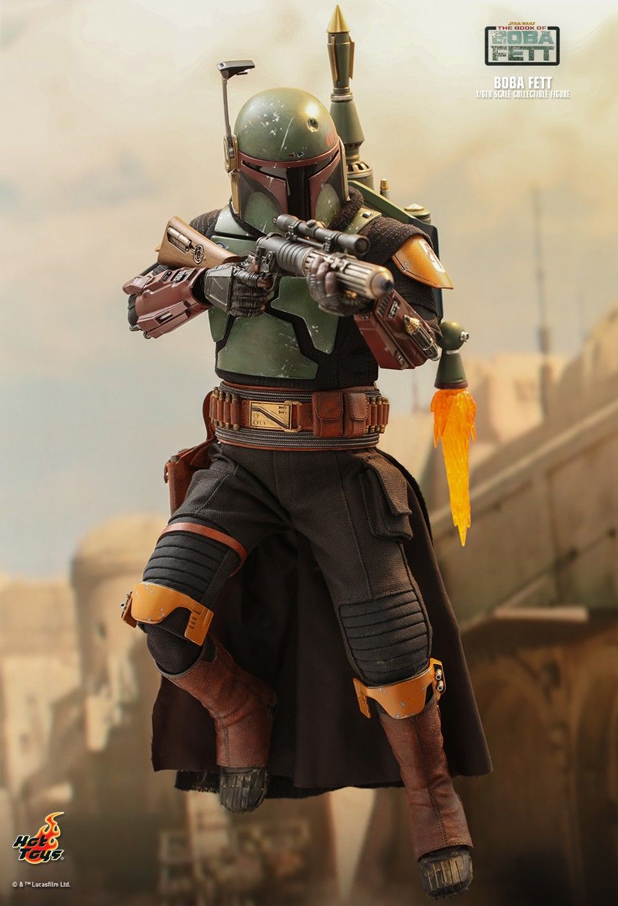BobaFett - NEW PRODUCT: HOT TOYS: STAR WARS: THE BOOK OF BOBA FETT: BOBA FETT 1/6TH SCALE COLLECTIBLE FIGURE 6579