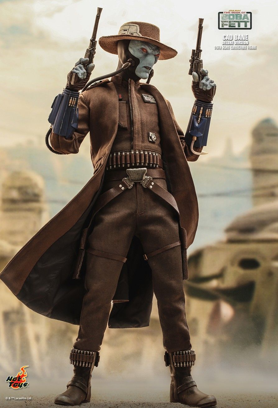 NEW PRODUCT: HOT TOYS: STAR WARS: THE BOOK OF BOBA FETT: CAD BANE (STANDARD & DELUXE VERSION) 1/6TH SCALE COLLECTIBLE FIGURE 6581