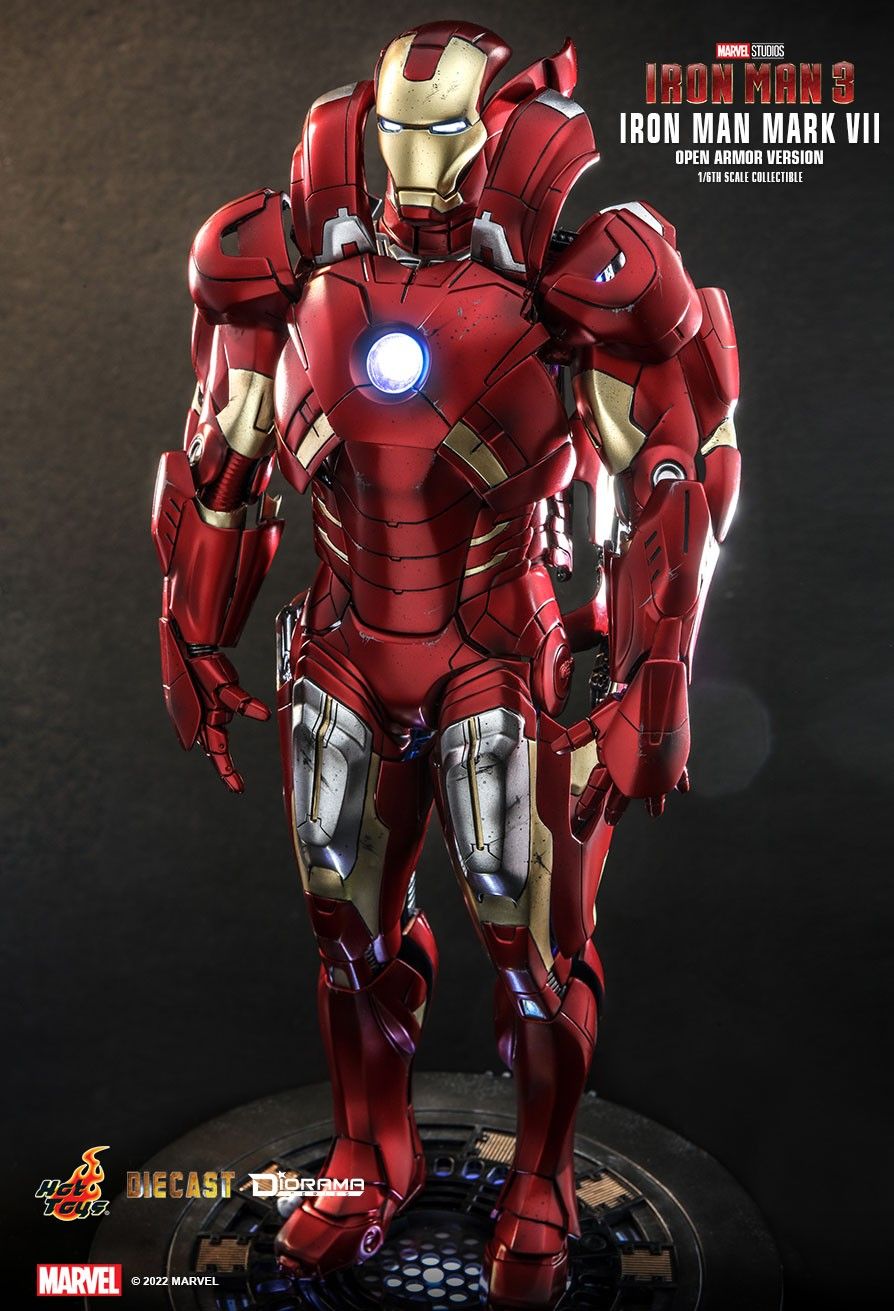 MarkVII - NEW PRODUCT: HOT TOYS: IRON MAN 3 IRON MAN MARK VII (OPEN ARMOR VERSION) 1/6TH SCALE COLLECTIBLE 6615