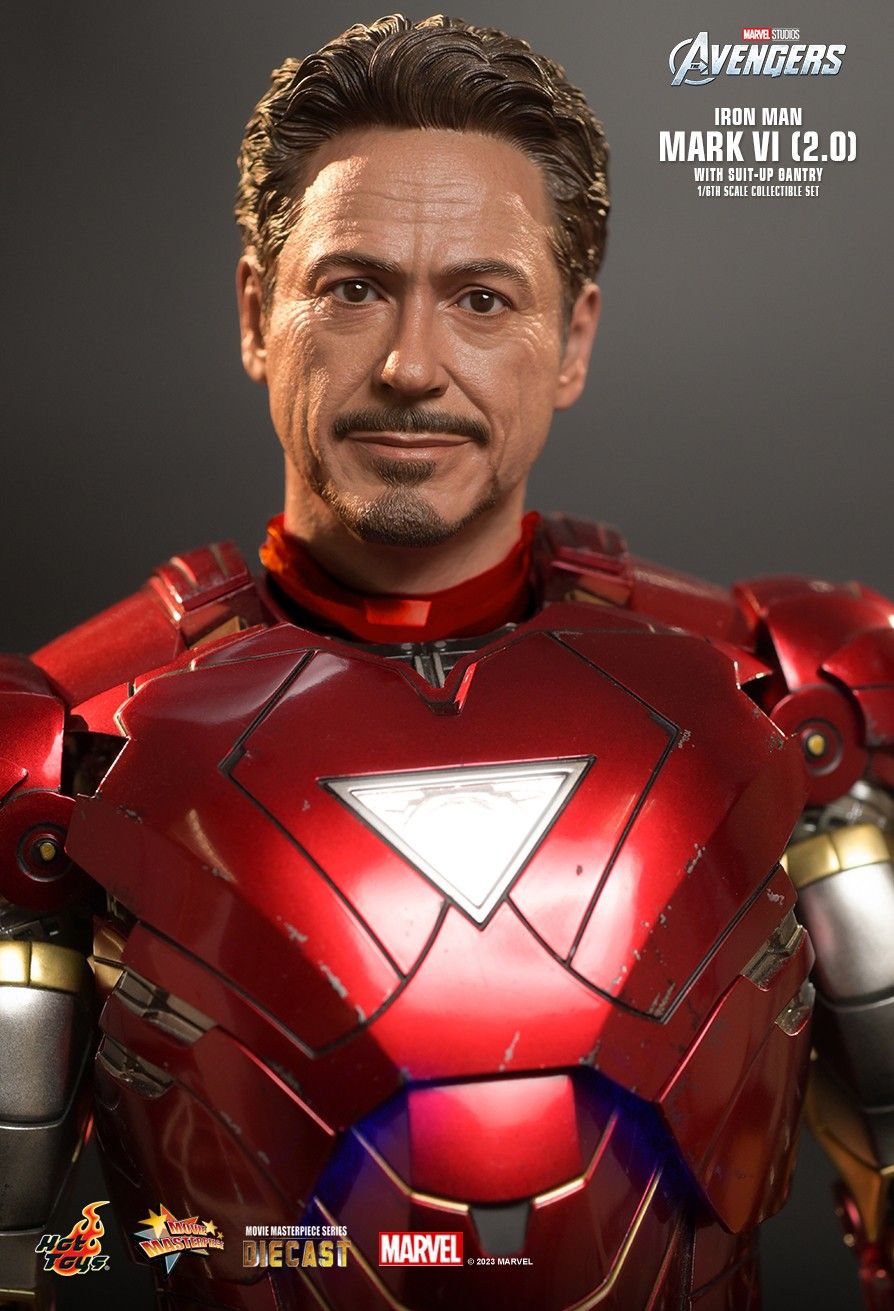 Ironman - NEW PRODUCT: HOT TOYS: THE AVENGERS IRON MAN MARK VI (2.0) 1/6TH SCALE COLLECTIBLE FIGURE 7 SUIT-UP GANTRY (3 options) 6656