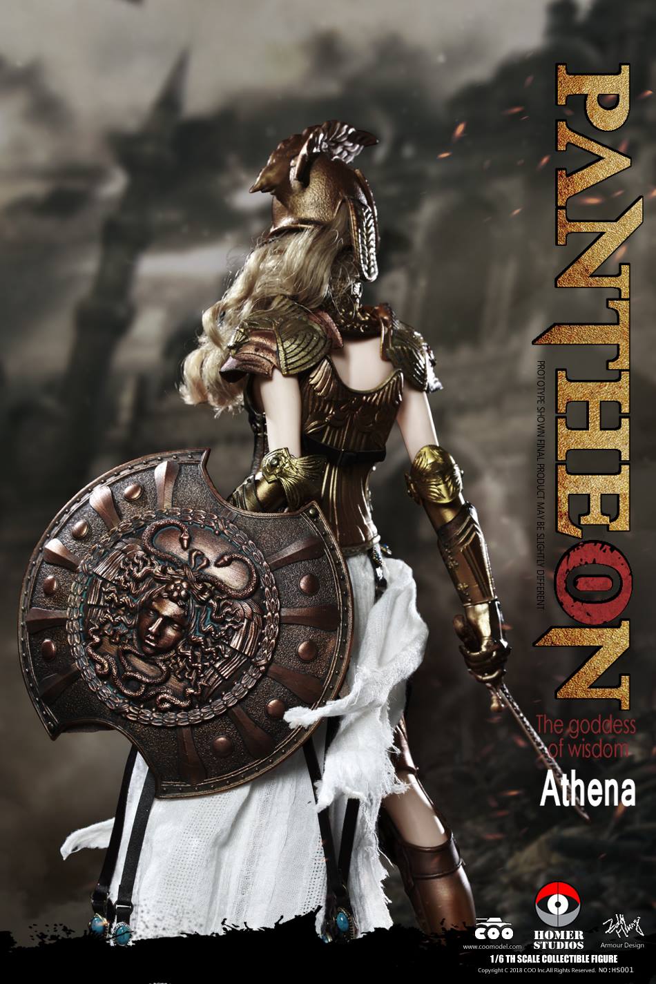 CooModel - NEW PRODUCT: COO MODEL X HOMER 1/6th scale PANTHEON Athena Goddess of War 12" Collectible Figure 667