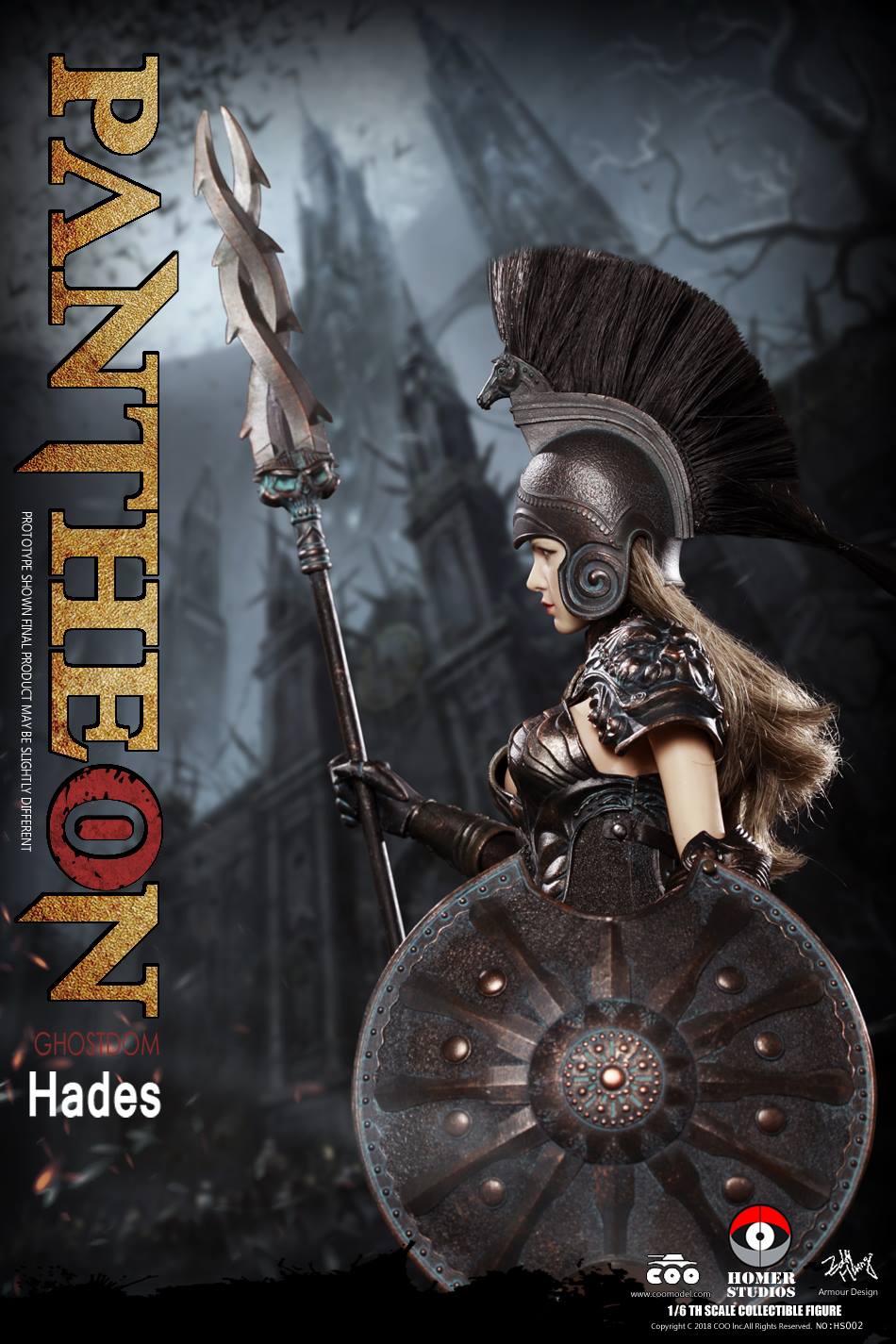 coomodel - NEW PRODUCT: COO MODEL X HOMER 1/6th scale PANTHEON - Hades Goddess of the Underworld 12" Figure 668