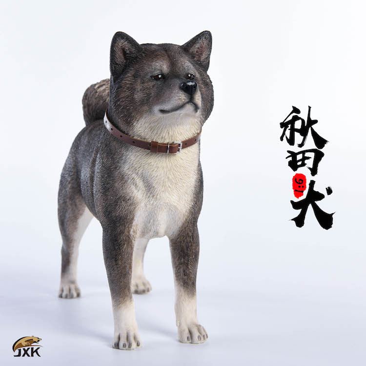 Dogs - NEW PRODUCT: JXK New: 1/6 “Meng Meng哒 Healing System” Border Collie & Akita Dog (Jxk006/7) 670