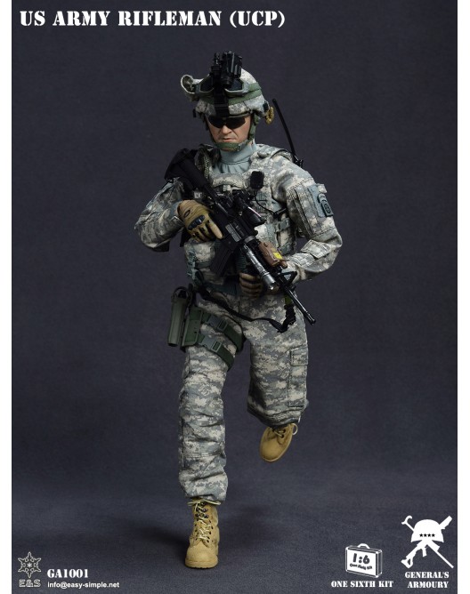 NEW PRODUCT: General's Armoury: GA1001 1/6 Scale US ARMY Rifleman (UCP) 7-528x24