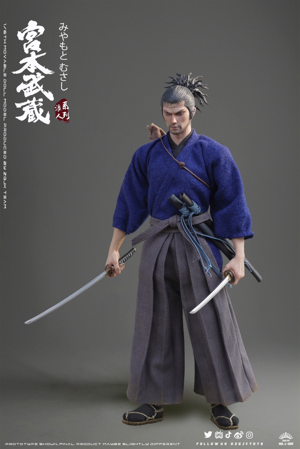 ZGJKToys - MEW PRODUCT: ZGJKTOYS: Ronin Series 1/6 Miyamoto Musashi Action Figure ------ Updated Official Figure 704e5410