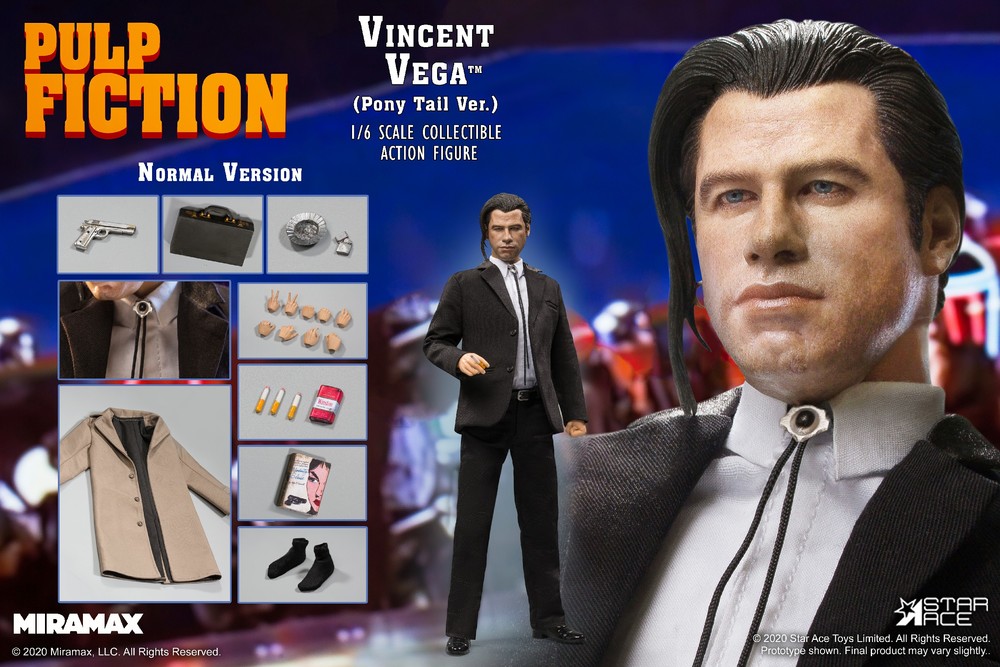 Movie - NEW PRODUCT: Star Ace Toys: Pulp Fiction VINCENT VEGA 2.0 1/6 Figure (Regular, Deluxe, & Accessories) 7290