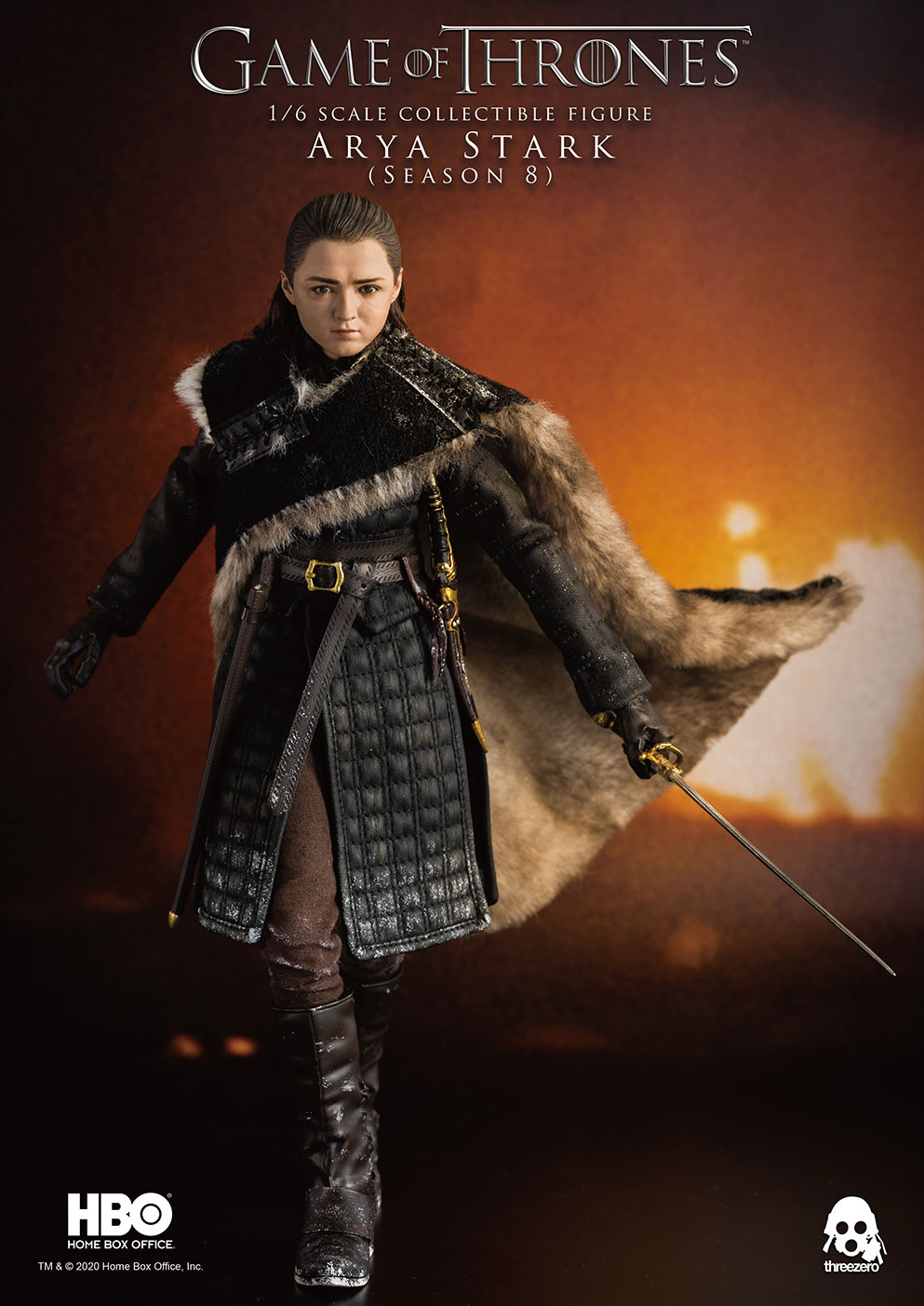 gameofthrones - NEW PRODUCT: ThreeZero: Game of Thrones – 1/6 Arya Stark (Season 8) 7360