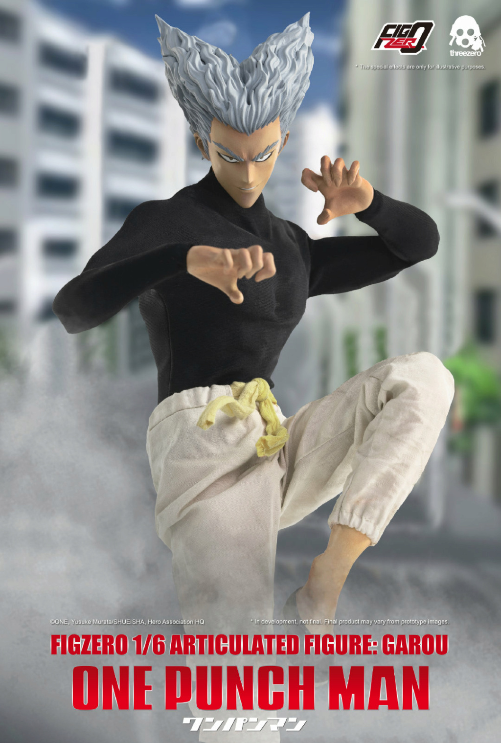 NEW PRODUCT: Threezero: 1/6 "One Punch Man" Season 2 Hungry Wolf Collectible Doll 7395