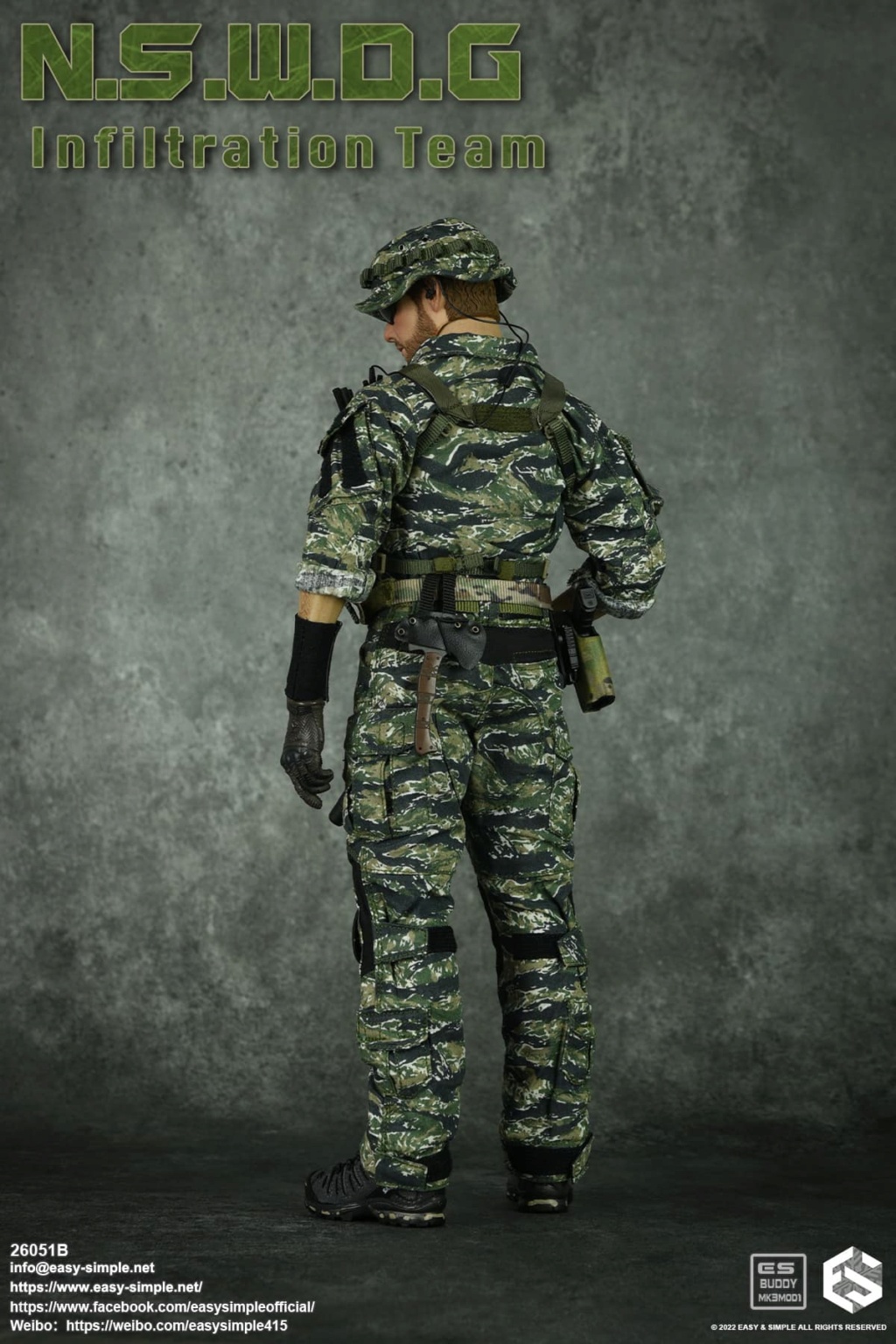 InfilitrationTeam - NEW PRODUCT: EASY AND SIMPLE 1/6 SCALE FIGURE: N.S.W.D.G INFILTRATION TEAM - (2 Versions) 7603