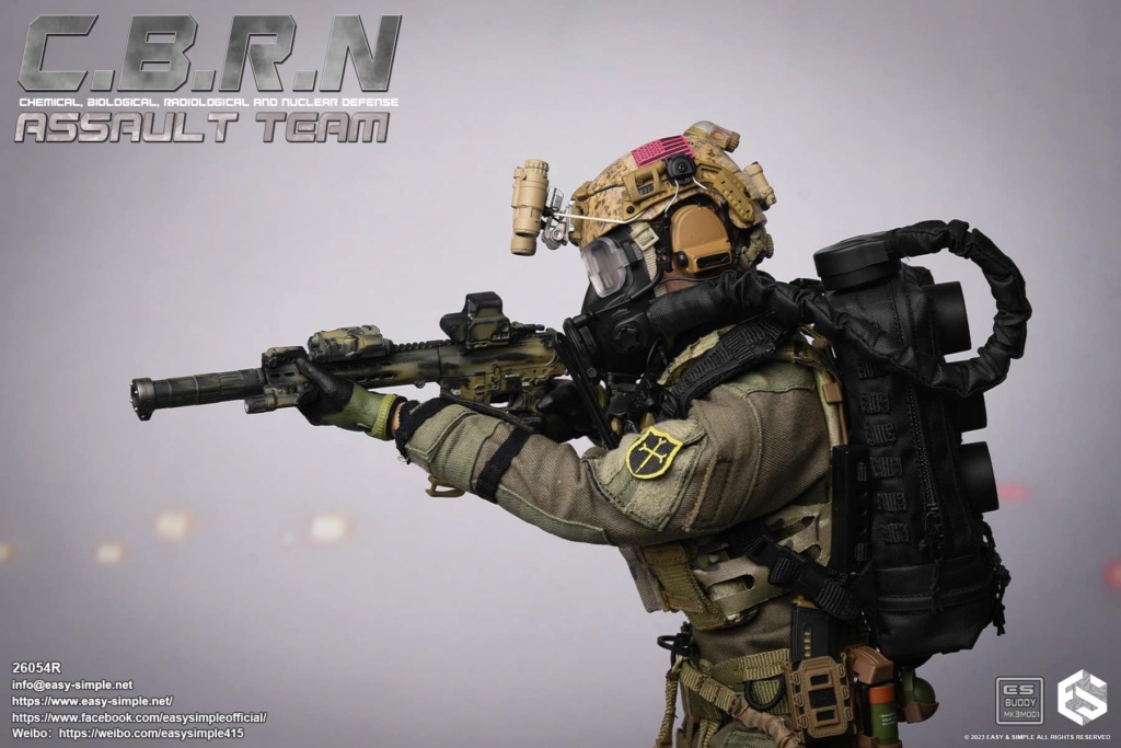 AssaultTeam - NEW PRODUCT: Easy&Simple: 26054R 1/6 Scale CBRN Assault Team 7620