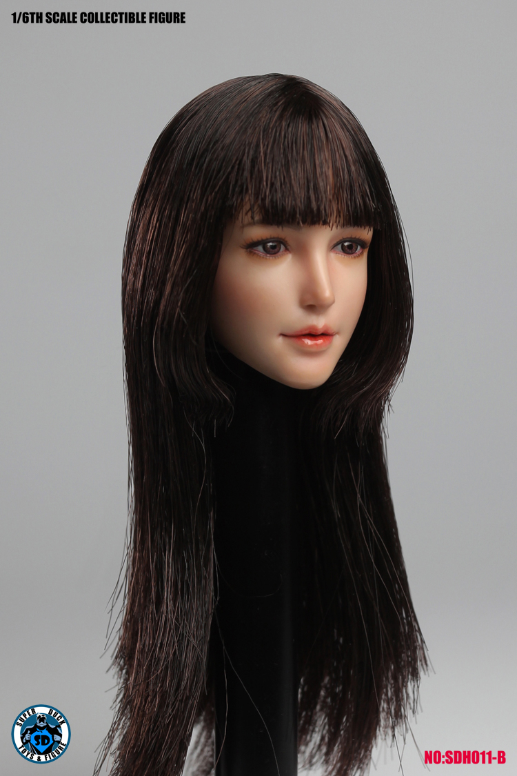 female - NEW PRODUCT: SUPER DUCK New product: 1/6 SDH011 Female head carving - ABCD four models 771