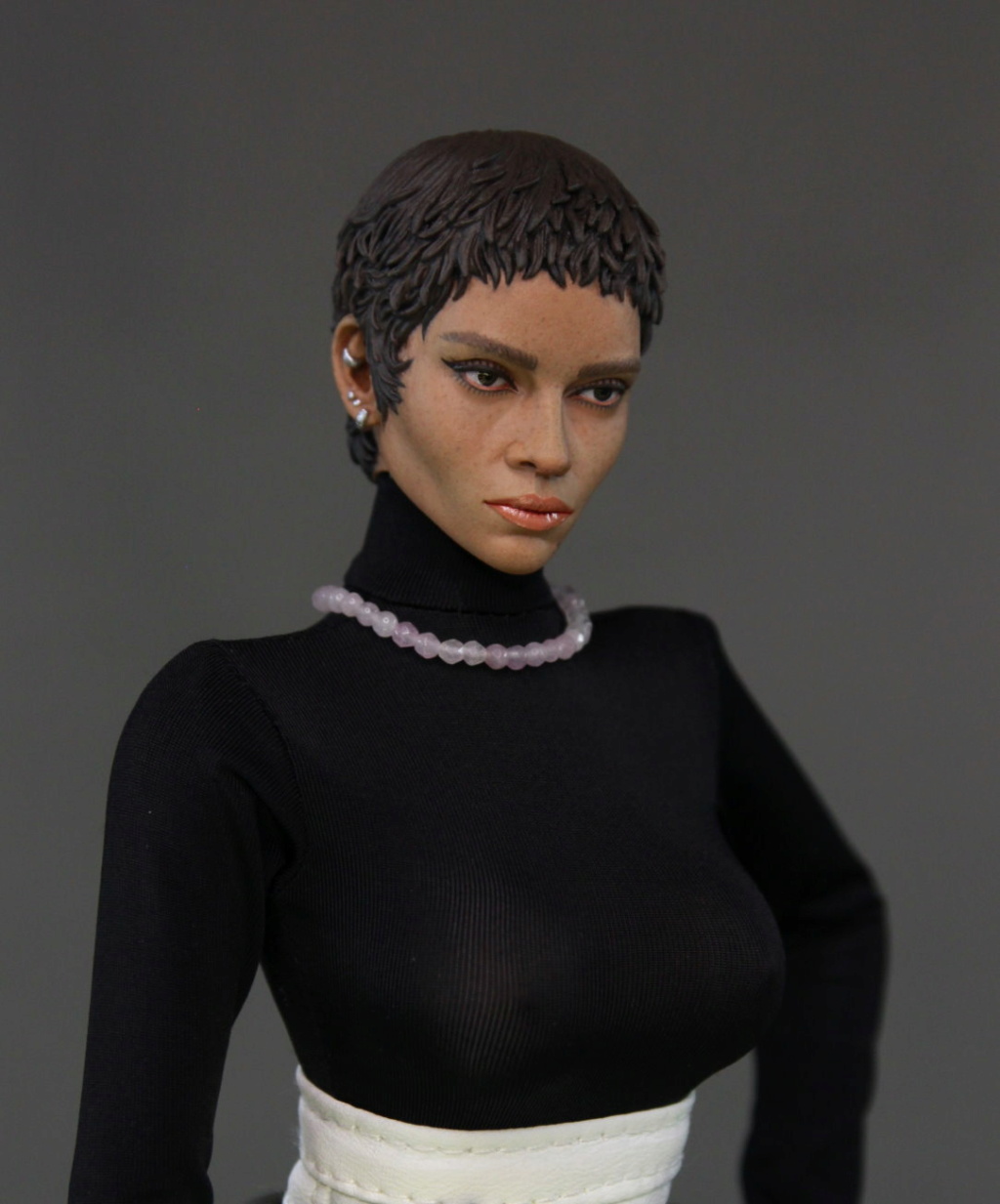 [[ Sculpt4eveR ]]] 1/6 Zoe Kravitz - Catwoman (painted head/ unpainted head) 7734e510