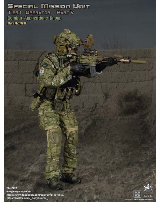 modernmilitary - NEW PRODUCT: Easy&Simple 26020R 1/6 Scale SMU Assault Team Breacher 8-528x15