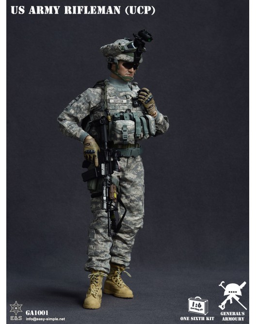 male - NEW PRODUCT: General's Armoury: GA1001 1/6 Scale US ARMY Rifleman (UCP) 8-528x24