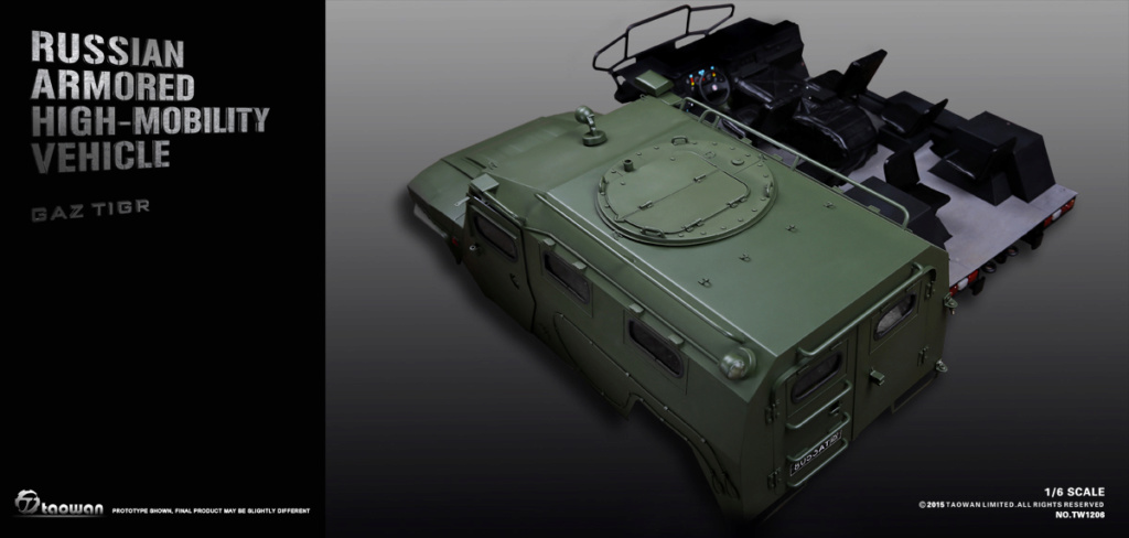 ArmoredHumVee - NEW PRODUCT: [GT-1206] 1/6 RUSSIAN ARMORED HIGH-MOBILITY VEHICLE by GO-TRUCK 811