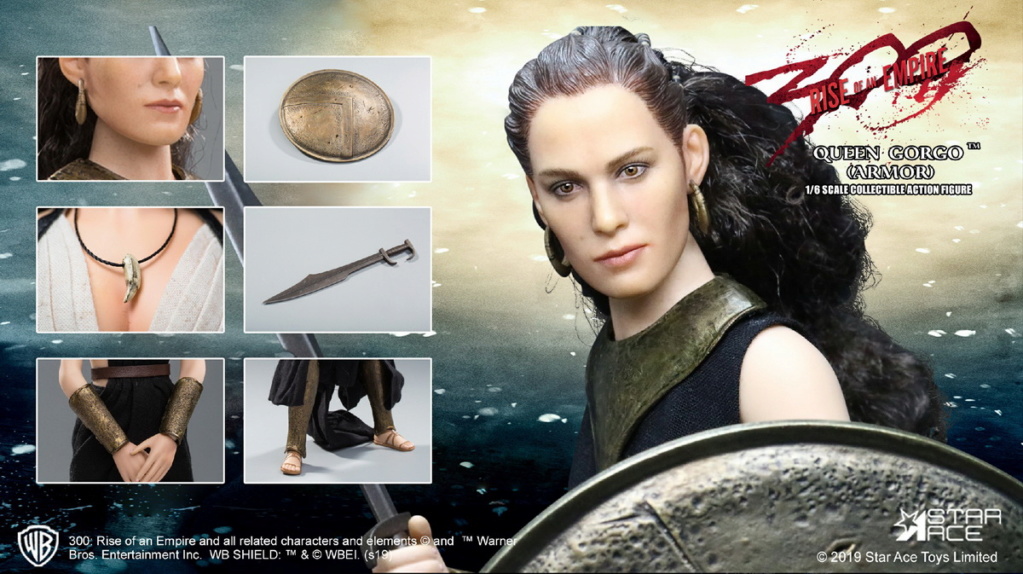 NEW PRODUCT: Star Ace Toys: 1/6 "300 Warriors: The Rise of the Empire" Queen Gorgo (Armor Version) 2.0 8142