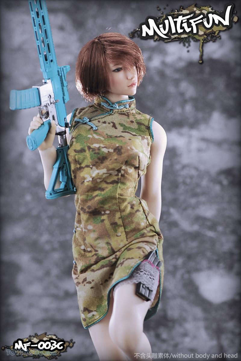 Multifun - NEW PRODUCT: MULTIFUN: 1/6 Camouflage Cheongsam 4 Styles (MF-003A, B, C, D) 81620125