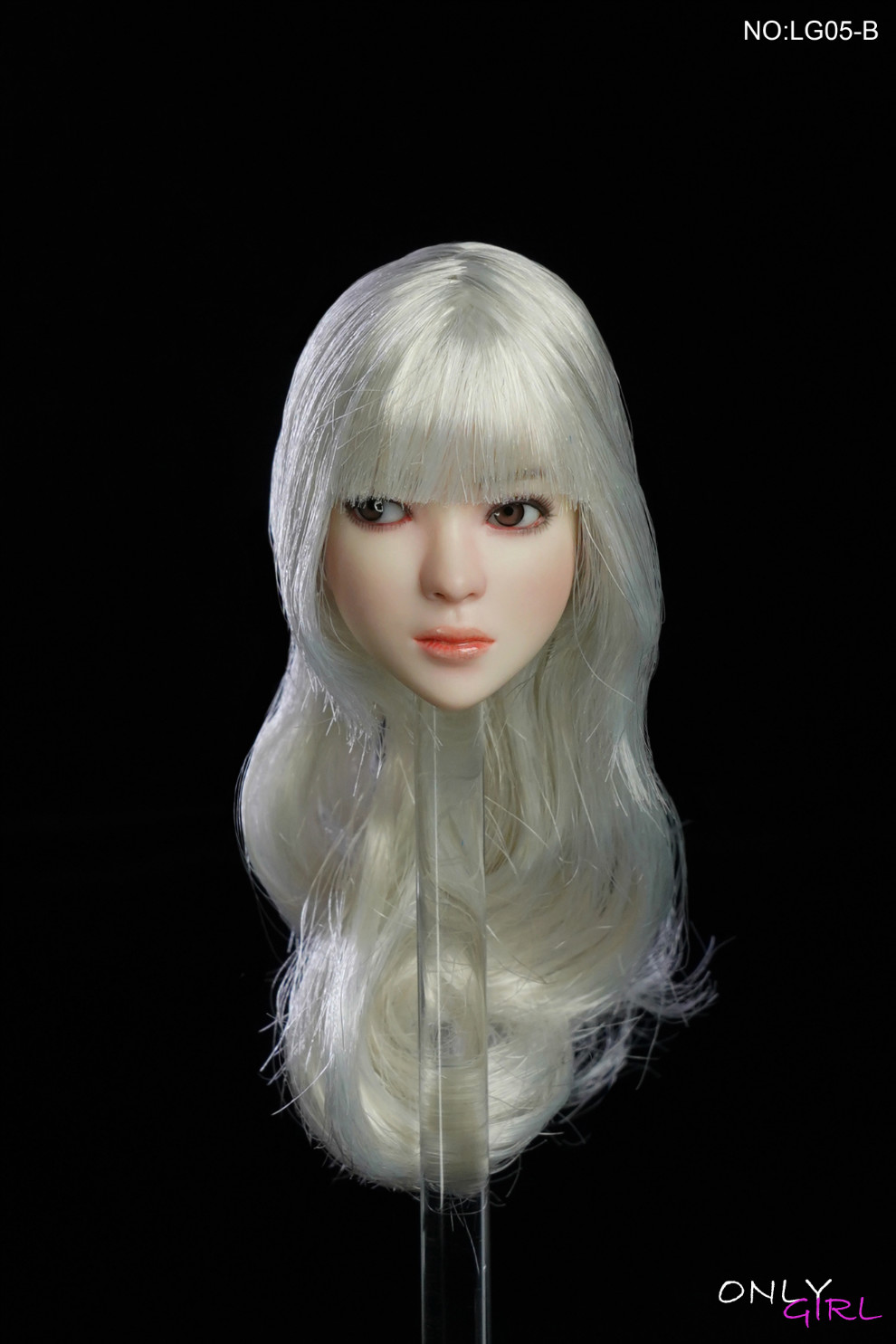 young - NEW PRODUCT: ONLYGIRL: 1/6 LG05 movable eye female head carving - ABC three models 8167