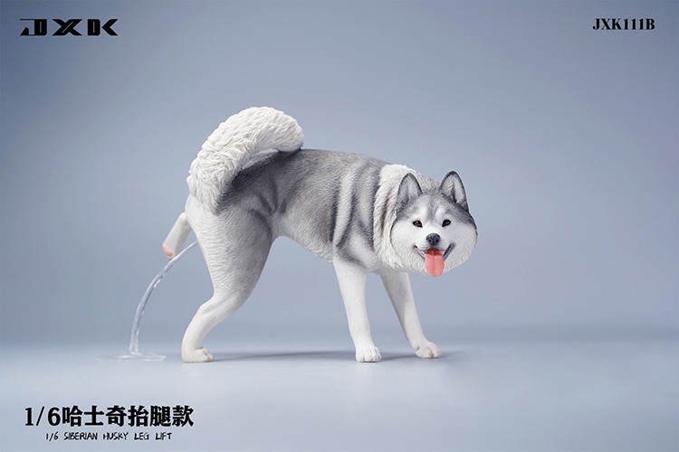 NEW PRODUCT: JXK Studio: 1/6 Husky half squat/leg lift JXK110/JXK111 animal ornament 828a0f10